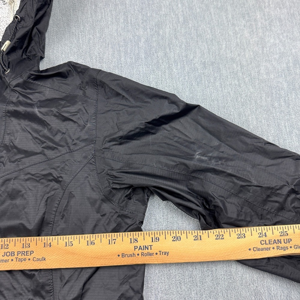 Eddie Bauer Jacket Womens XS Black Weatheredge Windbreaker Hooded‎ Rain Outdoor - Picture 9 of 16